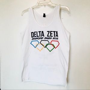 Delta Zeta Diamond Dash Tank M Cotton